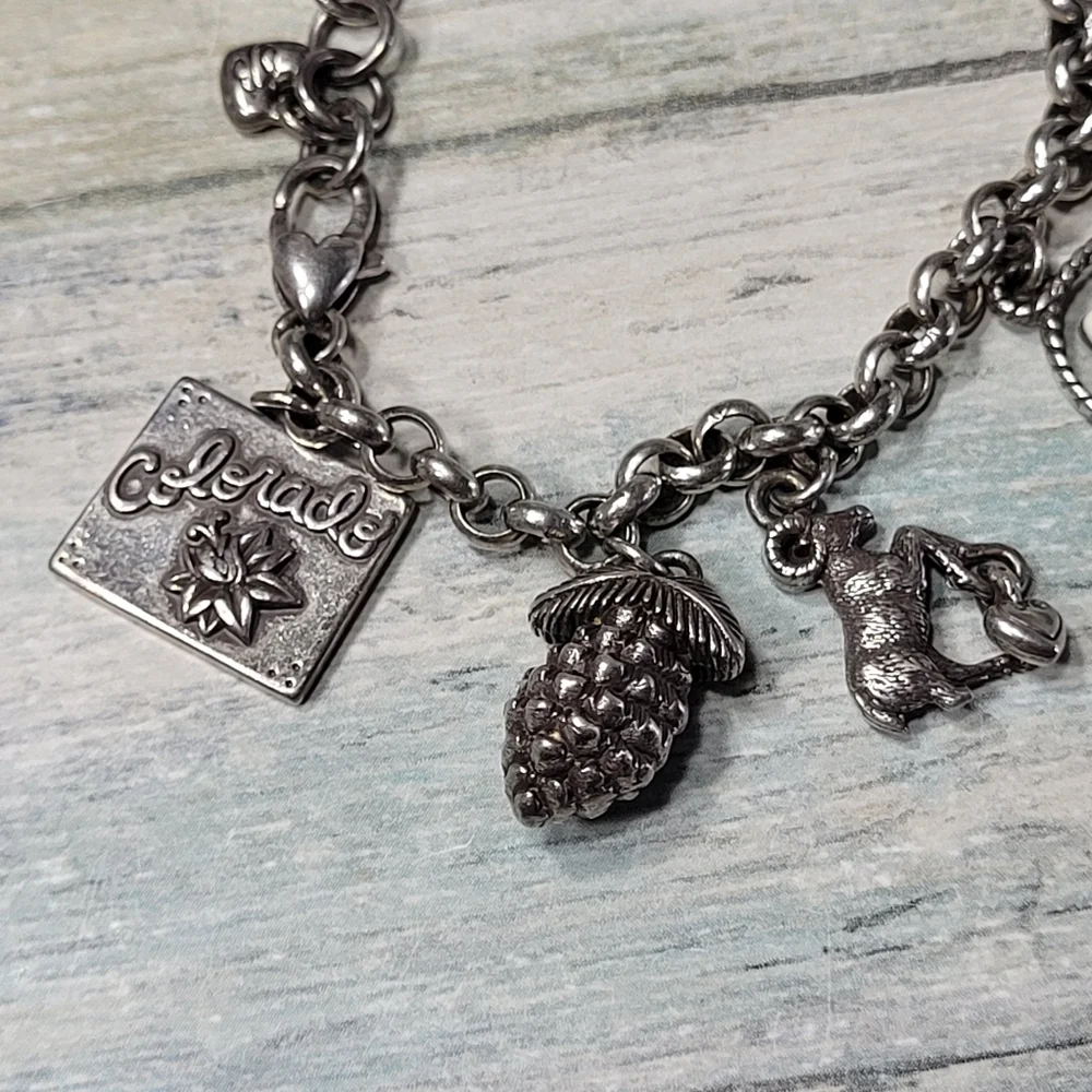 Brighton Colorado state Charms Bracelet. - Picture 7 of 8